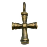 Byzantine Empire 6th-7th century, bronze cross pendant.