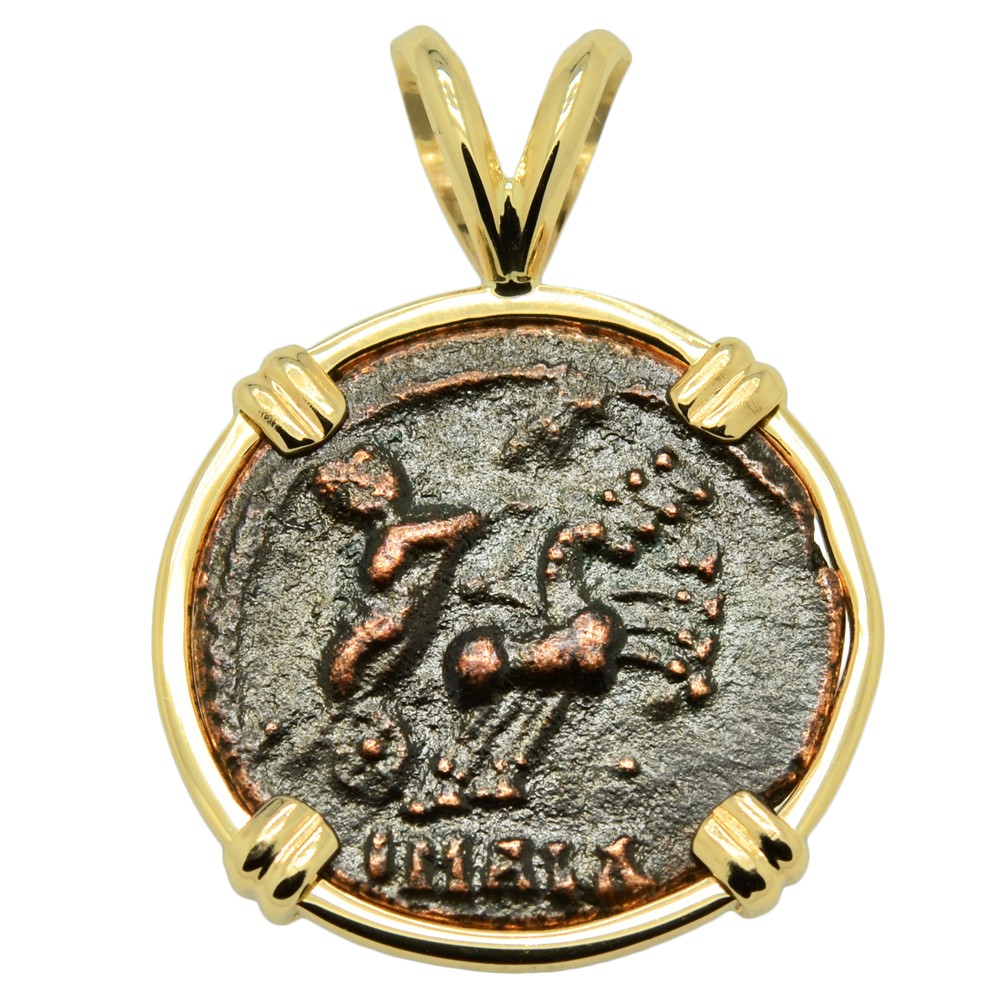 AD 330 Constantine Manus Dei Coin Necklace