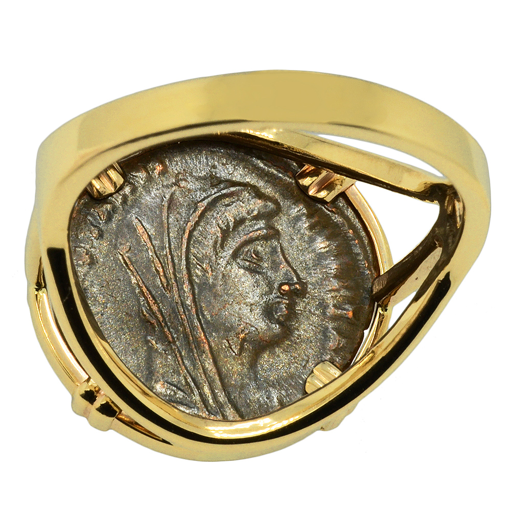 Roman Coin Ring – Rebel Saint Co